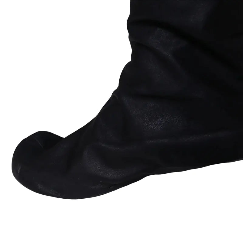 Men's Leather Socks Black