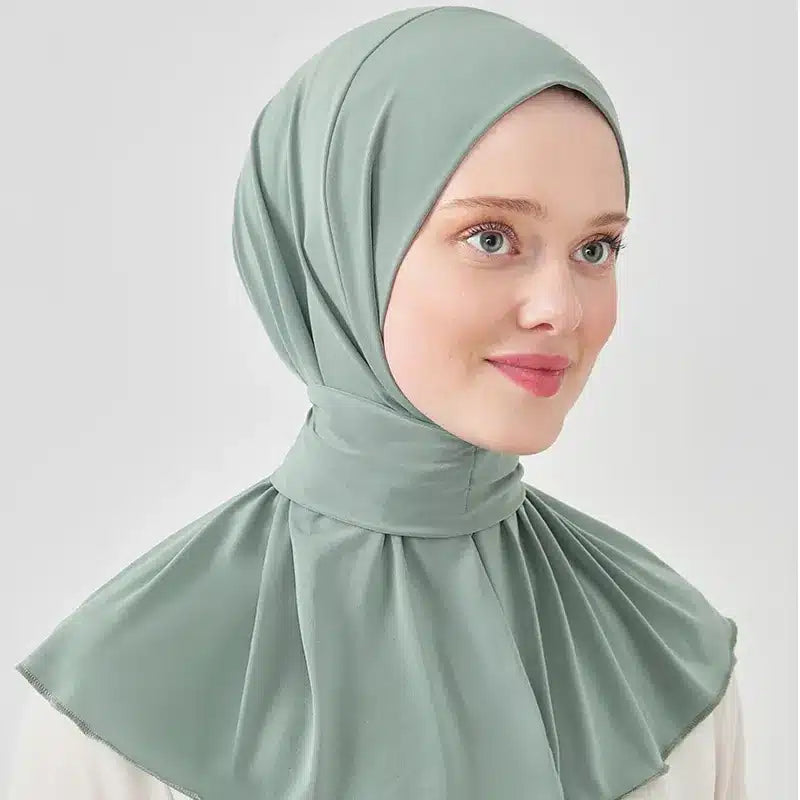 One Piece Mint Green Hijab