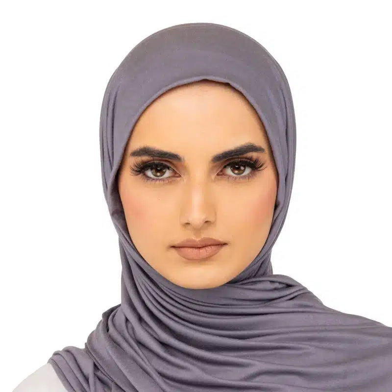 Elegant Jersey Hijab Flint Grey
