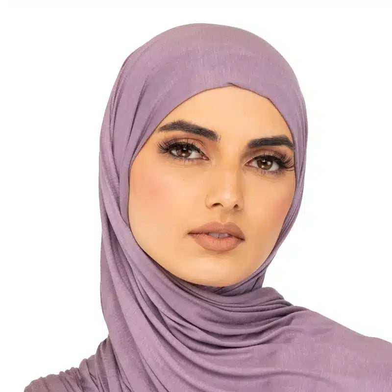 Elegant Jersey Hijab Lilac