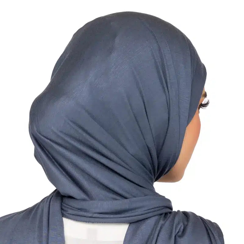 Elegant Jersey Hijab Slate Grey