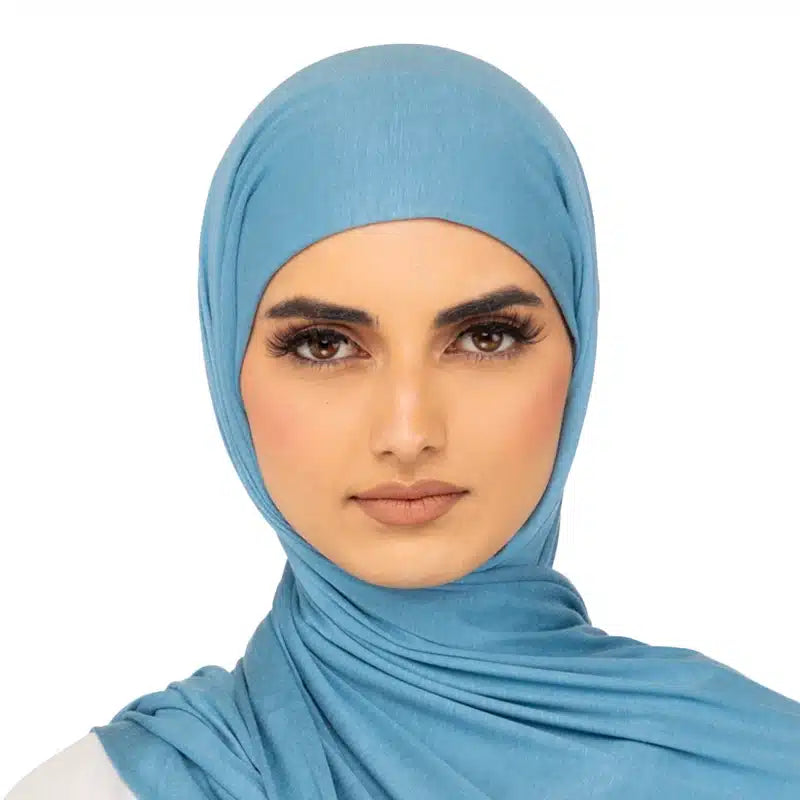 Elegant Jersey Hijab Sky Blue 94