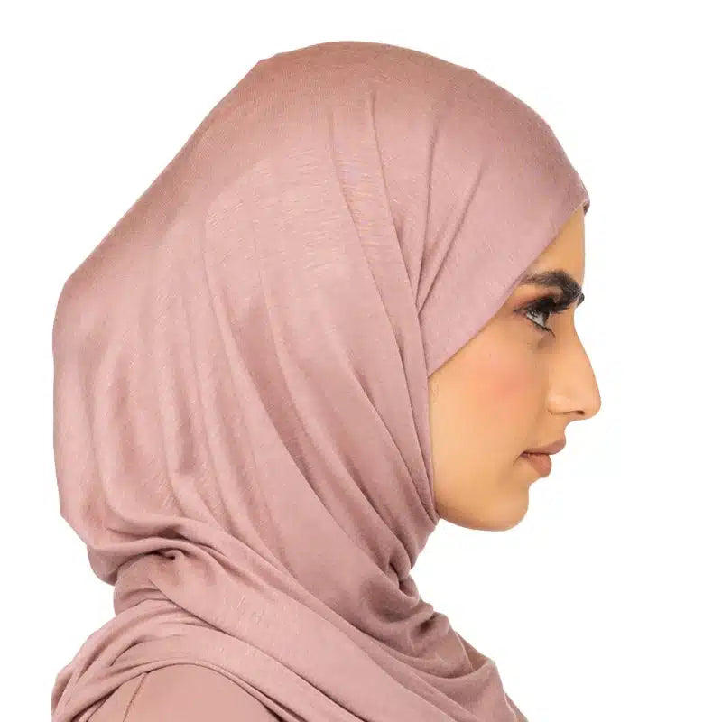 Elegant Jersey Hijab Salmon 69