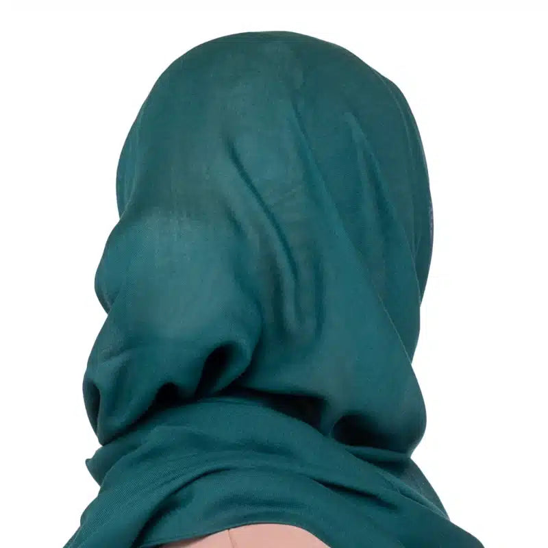 Organic Modal Hijab Dark Teal Blue