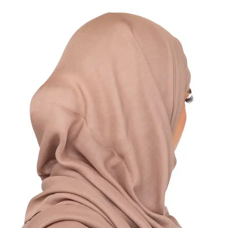 Classic Cotton Cream Tan Hijab