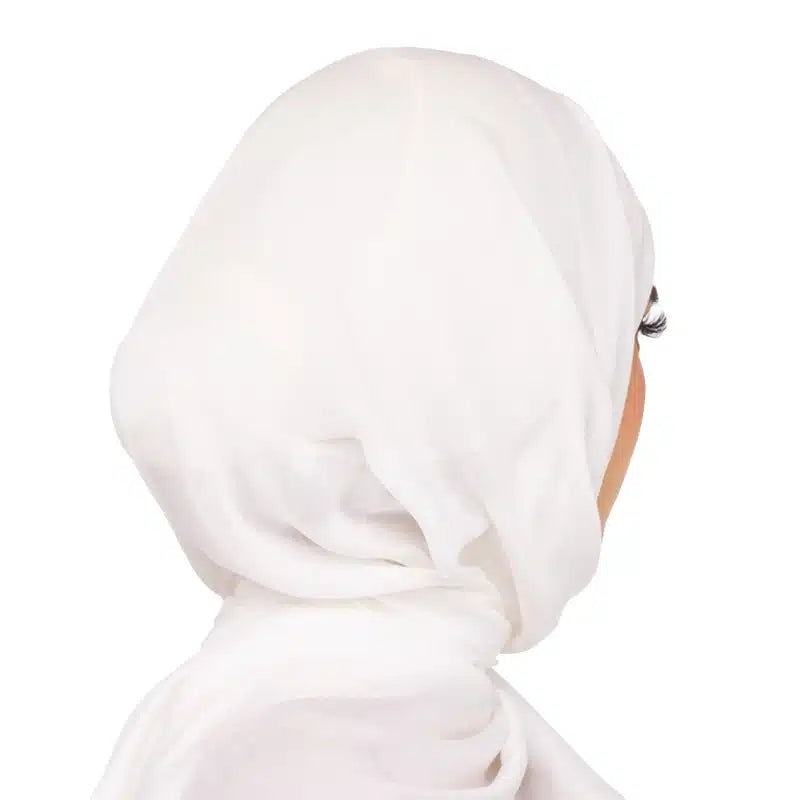 Classic Cotton Hijab Off White