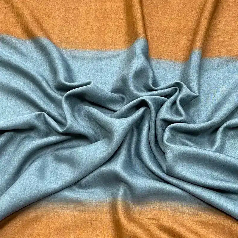 Ombre Brown & Grey Cotton Hijab