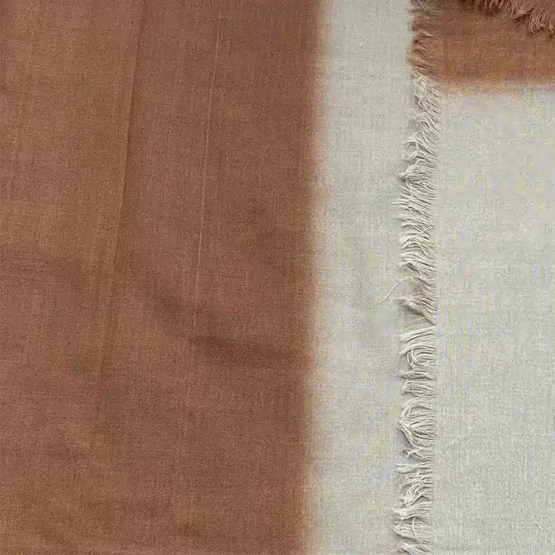Ombre Coconut & Pebble Cotton Hijab