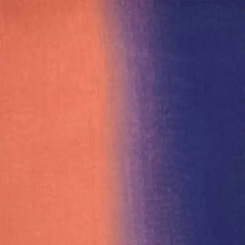 Ombre Ribbed Silk Chiffon Hijab Navy Blue & Peach