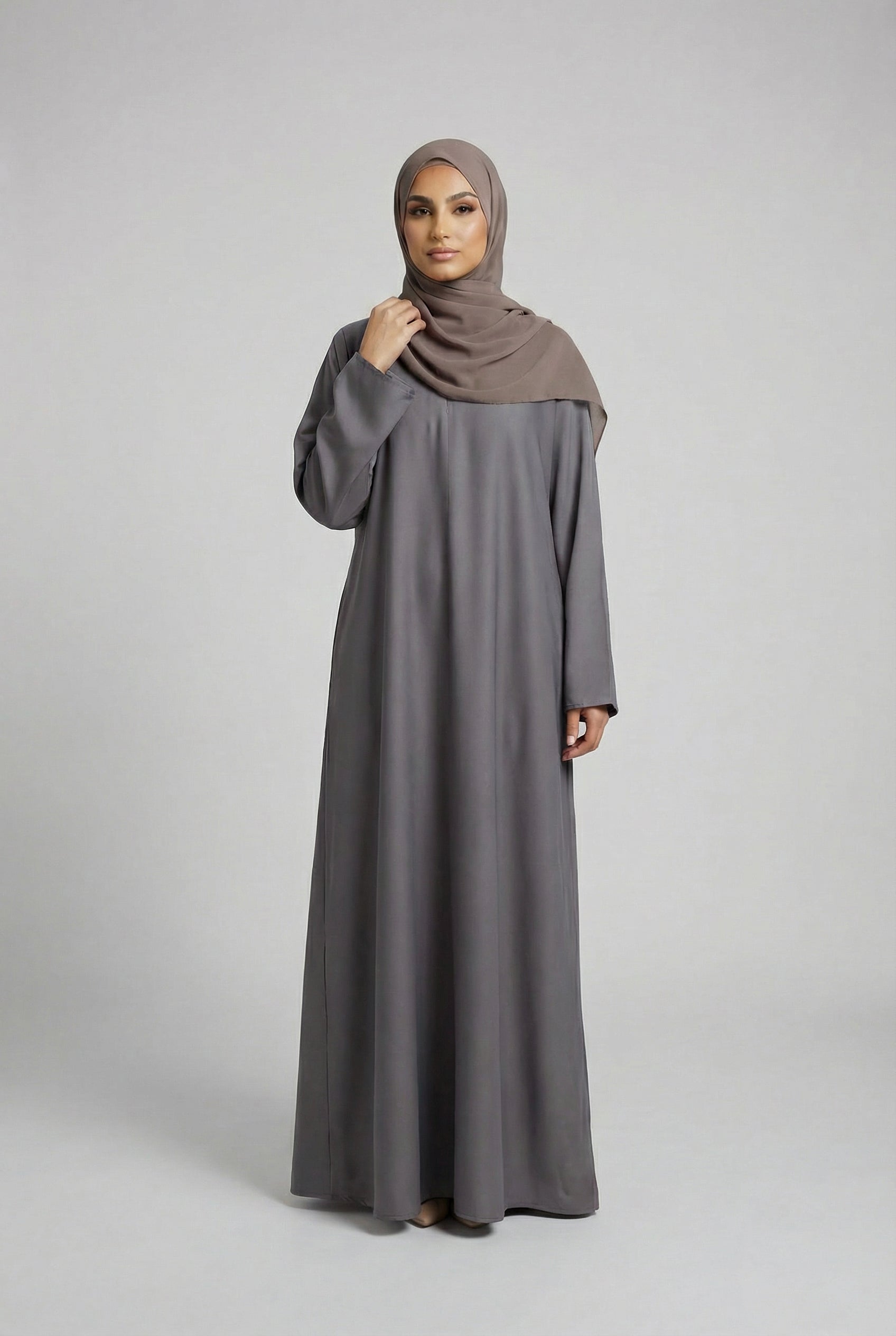 All Day Abaya Grey