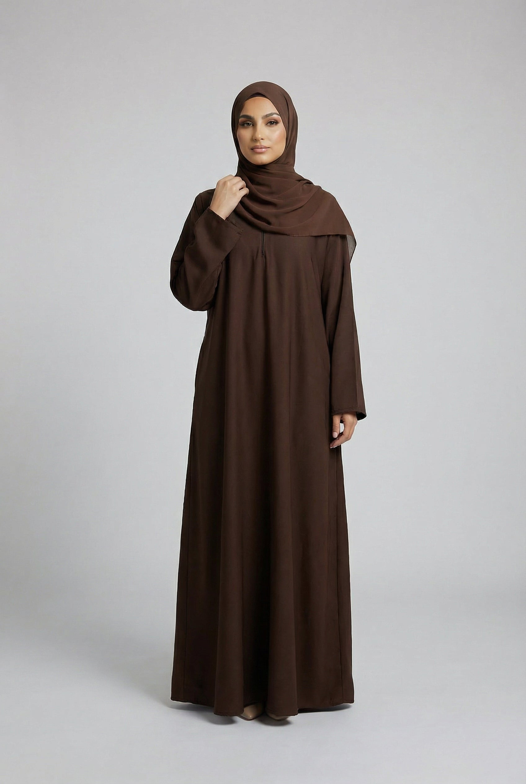 All Day Abaya Chocolate