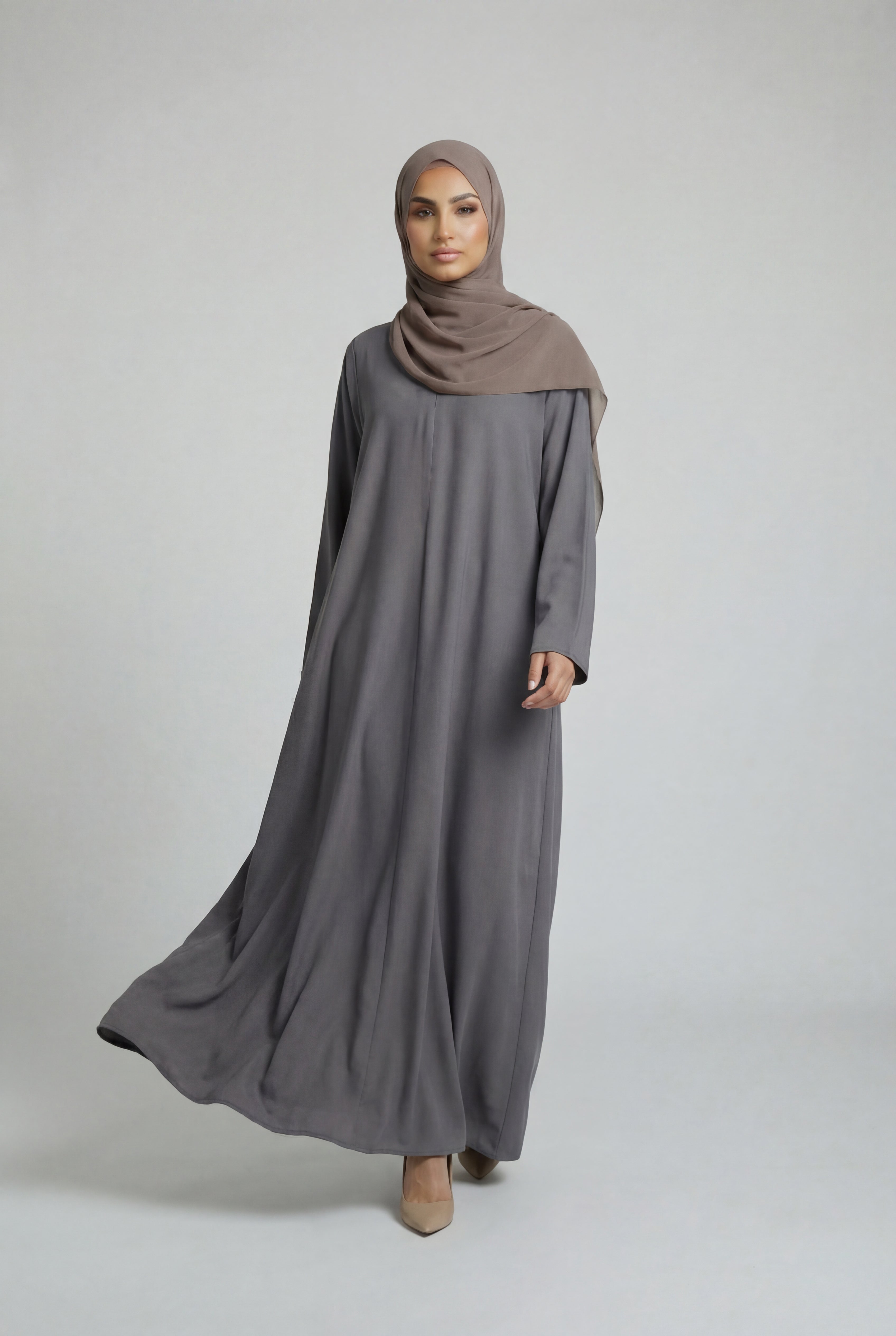 All Day Abaya Grey