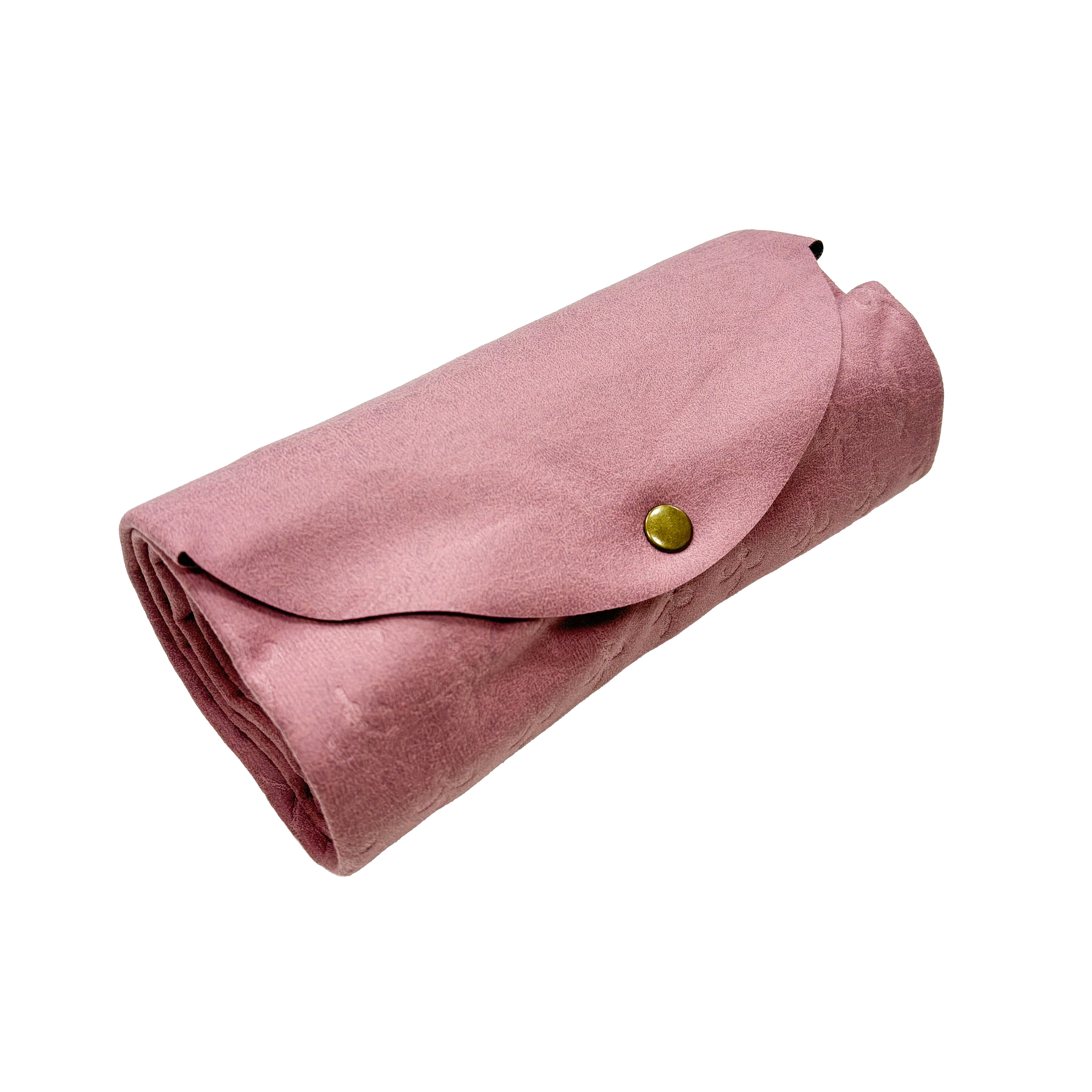 Button Fastening Roll-Up Prayer Mat Pink