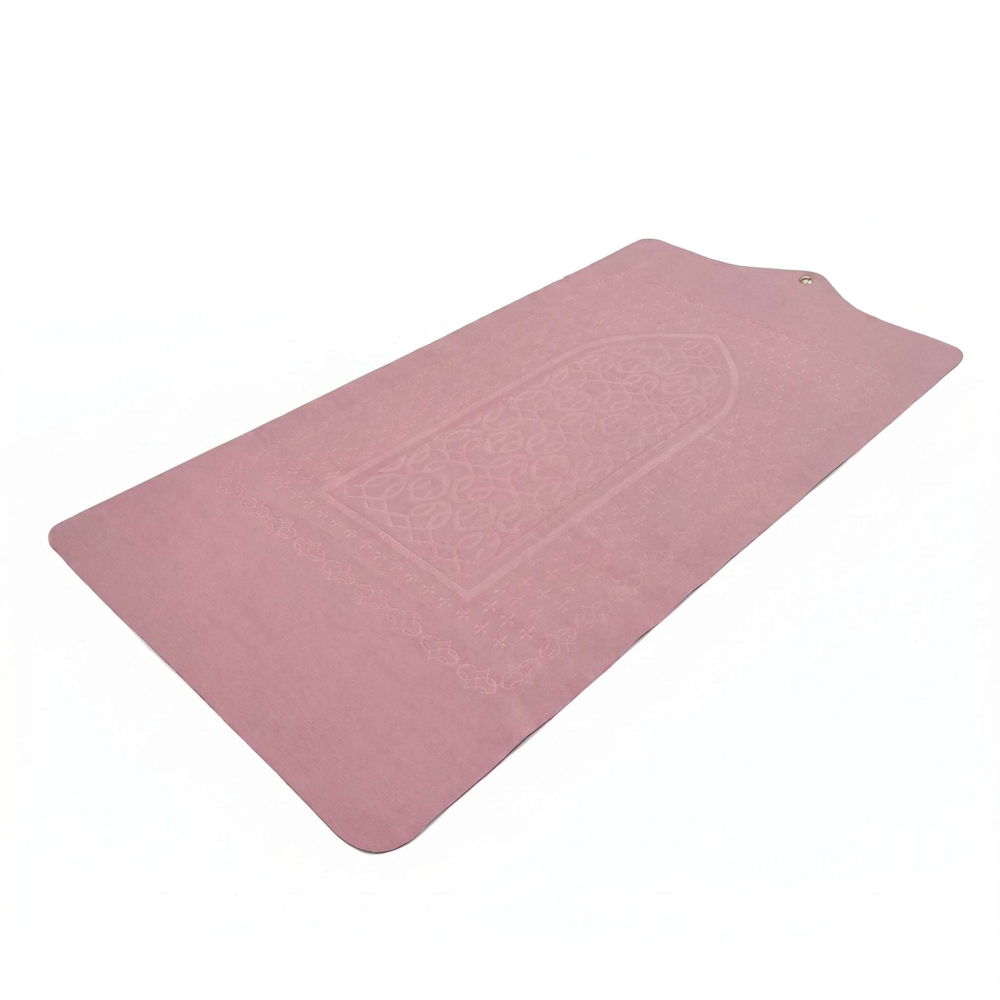 Button Fastening Roll-Up Prayer Mat Pink