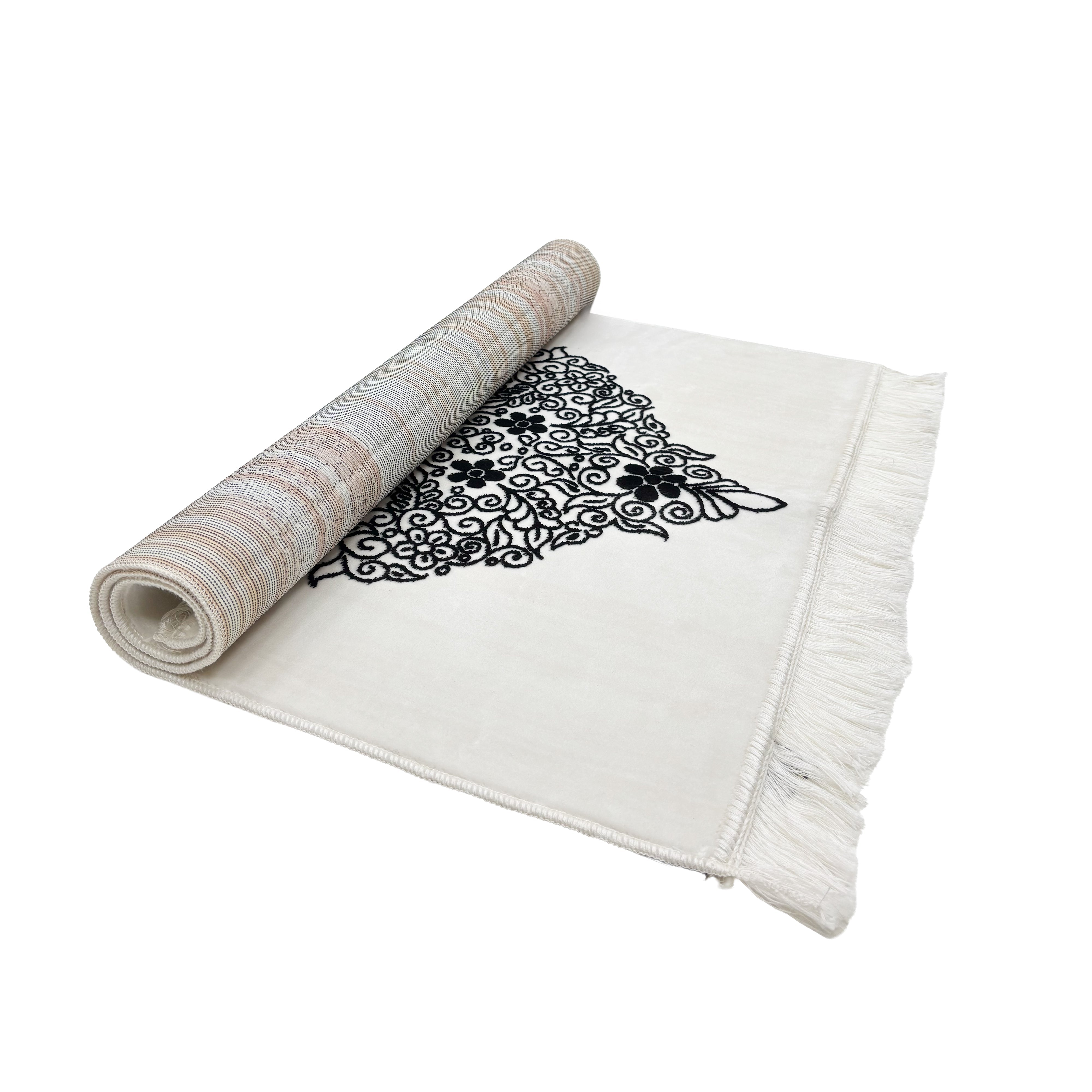 Luxe Turkish Floral Print Prayer Mat