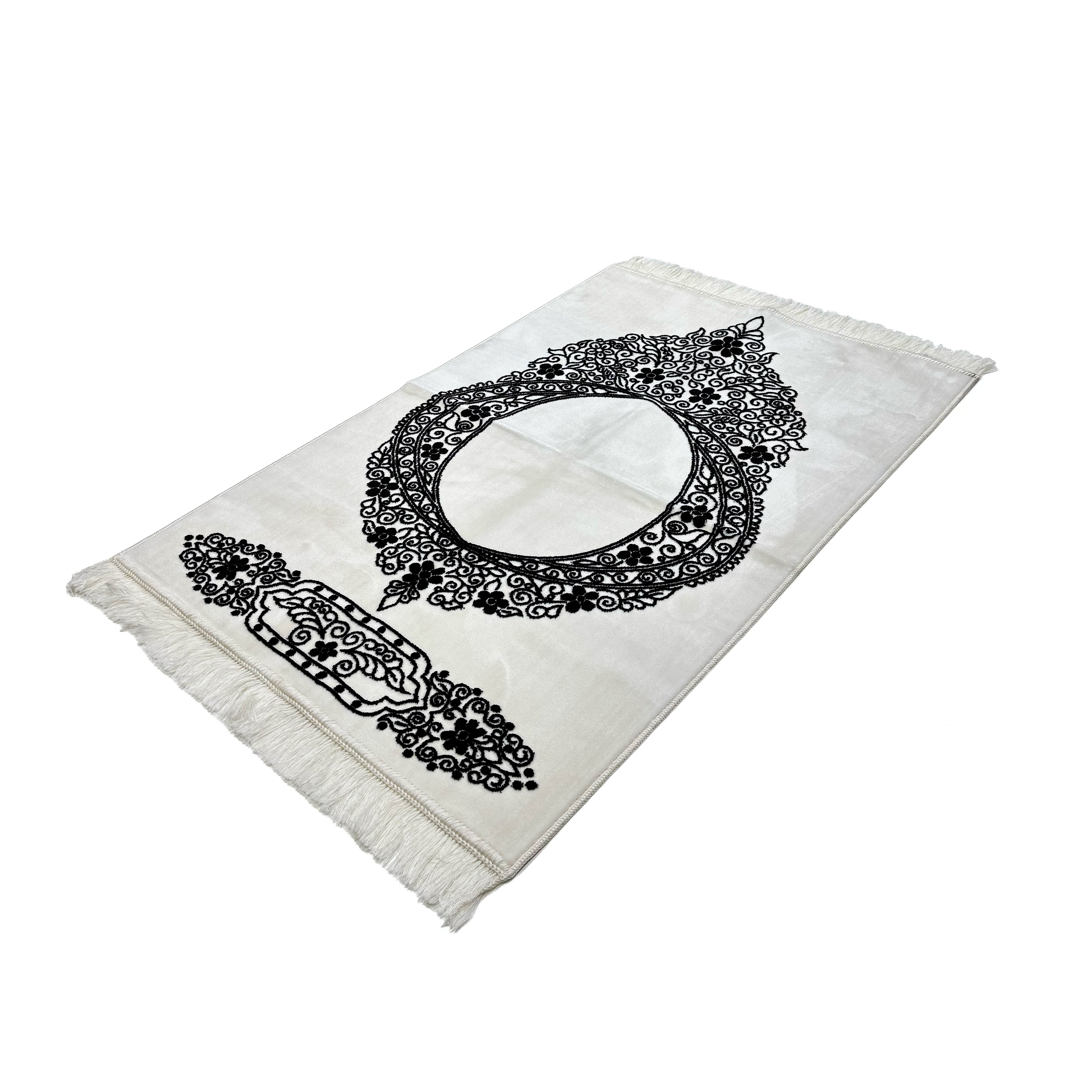 Luxe Turkish Floral Print Prayer Mat