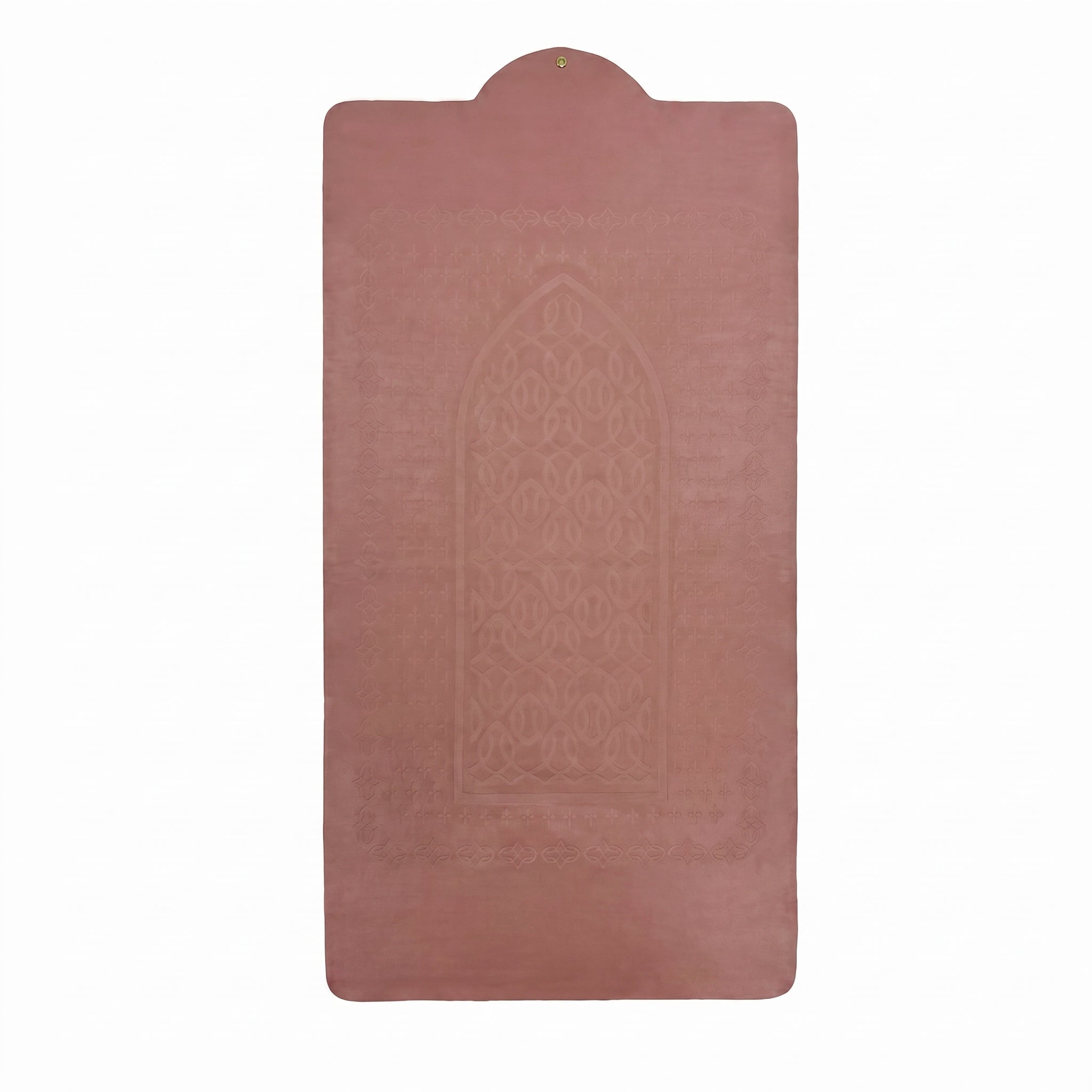 Button Fastening Roll-Up Prayer Mat Rose Pink