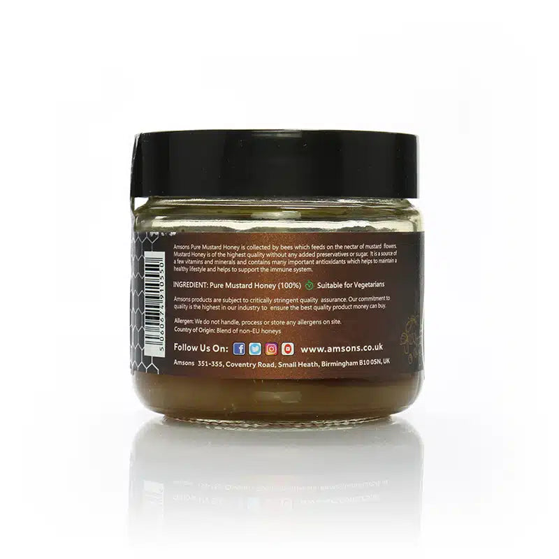 Pure Raw Mustard Honey 300g