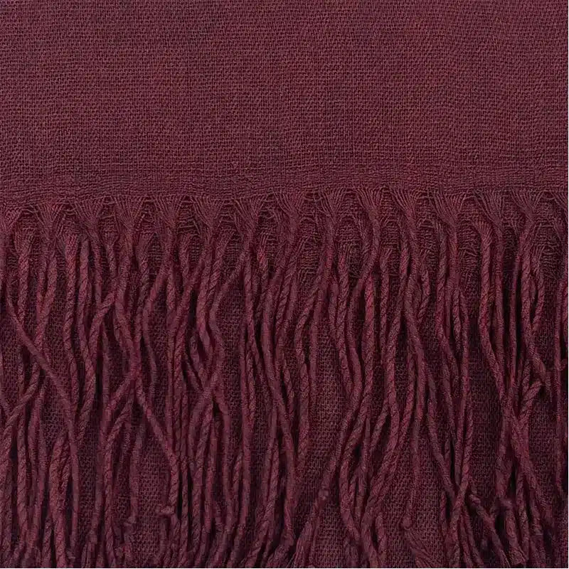 Pashmina Dark Maroon Hijab 041