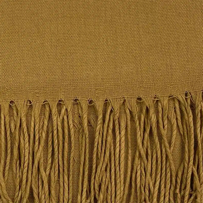 Pashmina Mustard Hijab 055