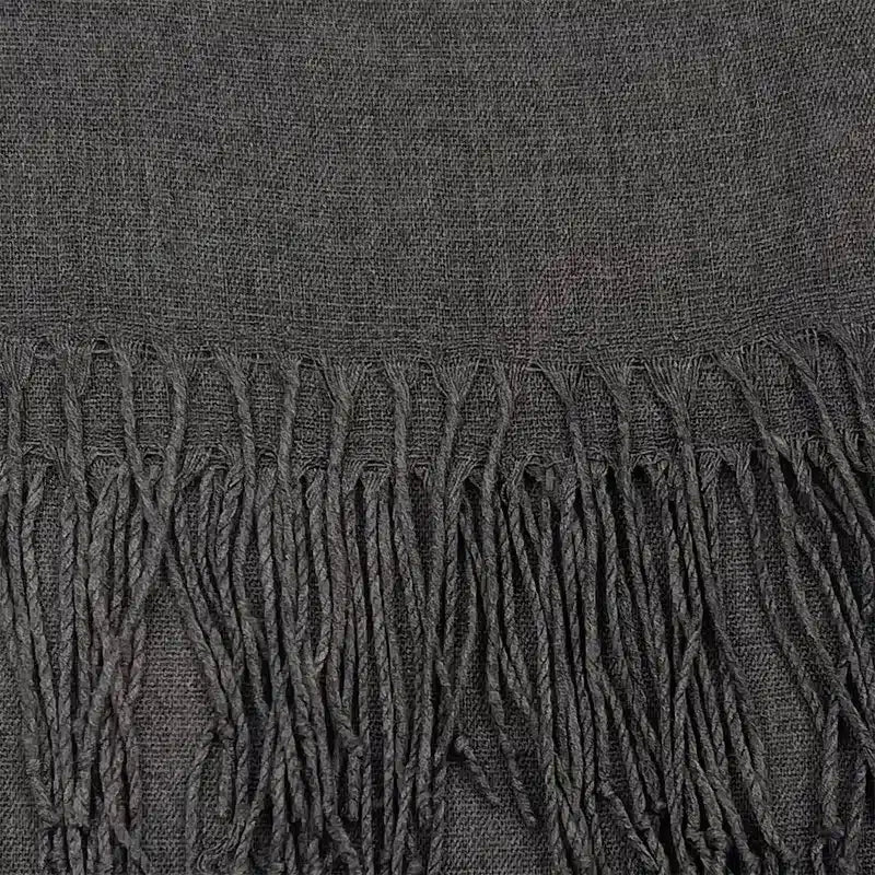 Pashmina Dark Grey Hijab 110