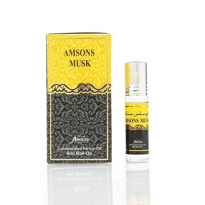 Amsons Musk Roll On Attar for Men 6ml