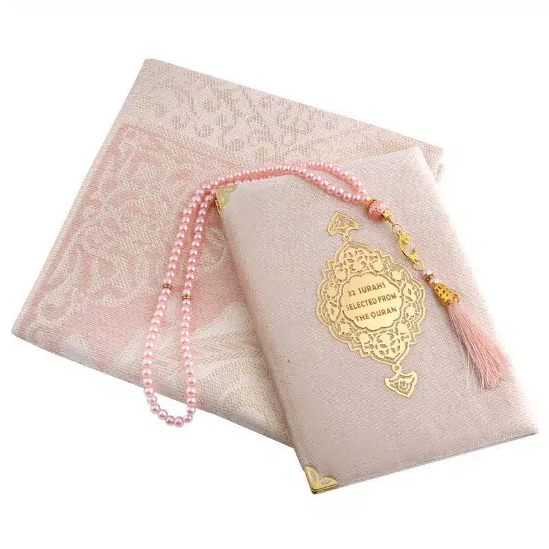 Baby Pink 32 Surah form Quran Book Gift Set