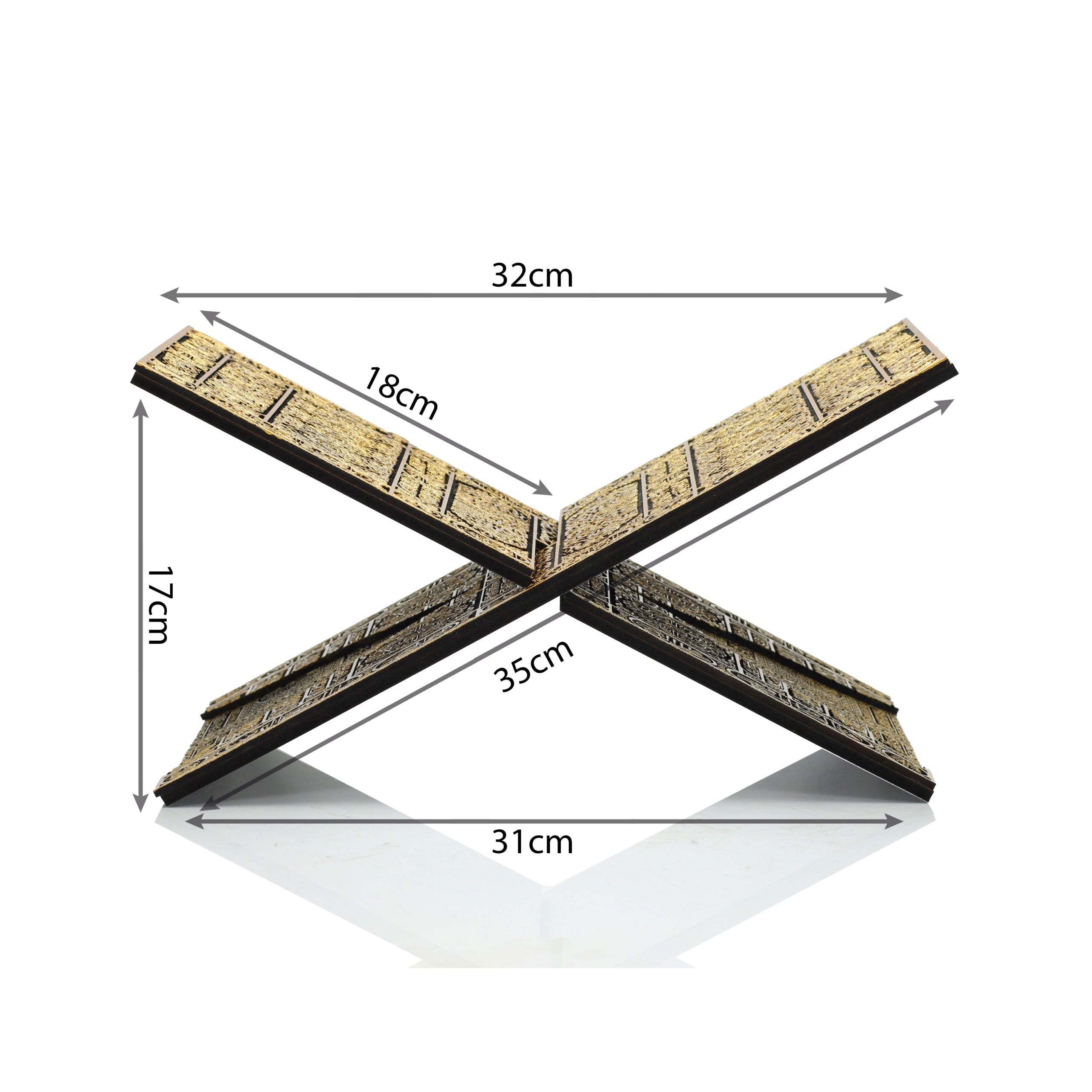 Gold Kabah Style Rehal 7920