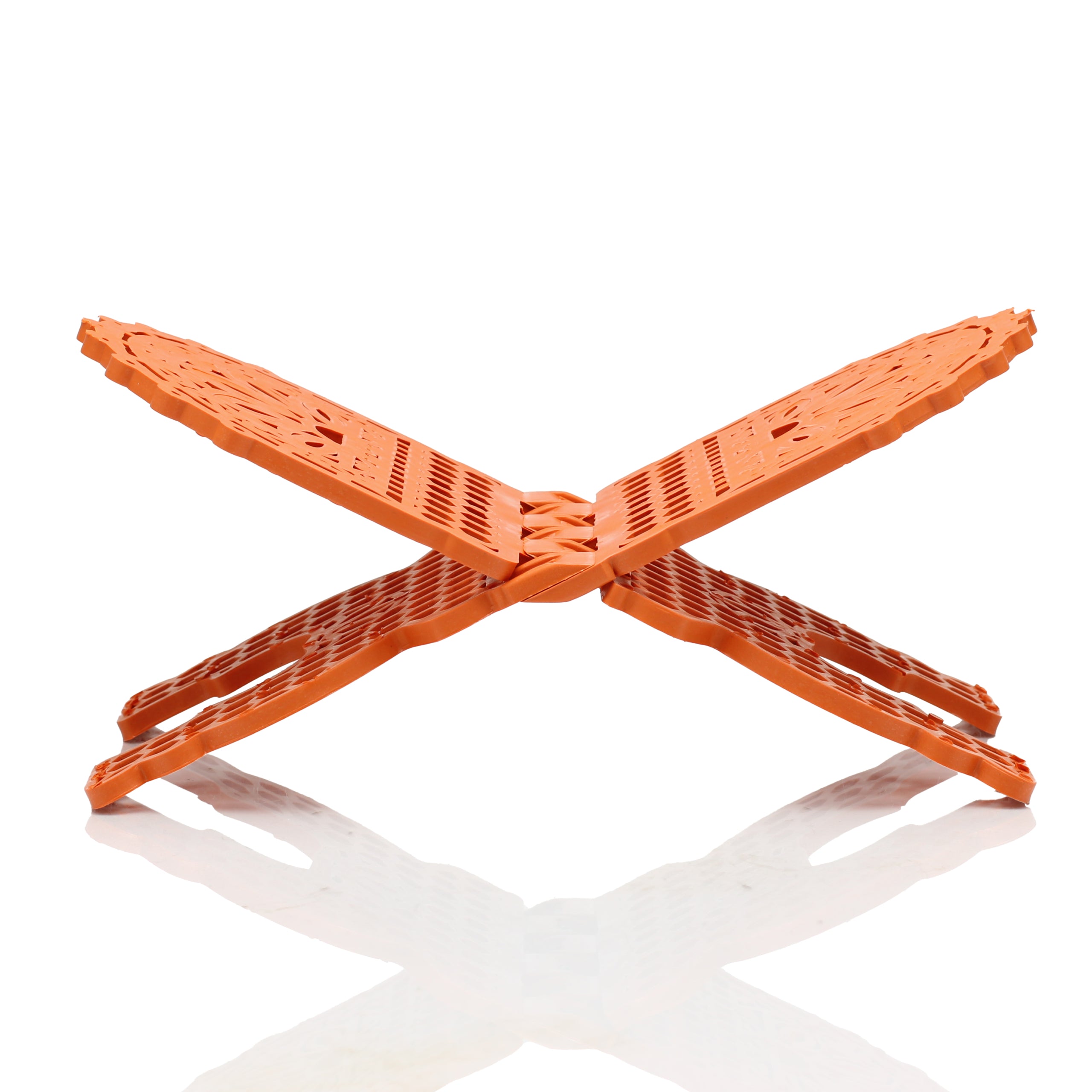 Orange Filgree Pattern Plastic Rehal