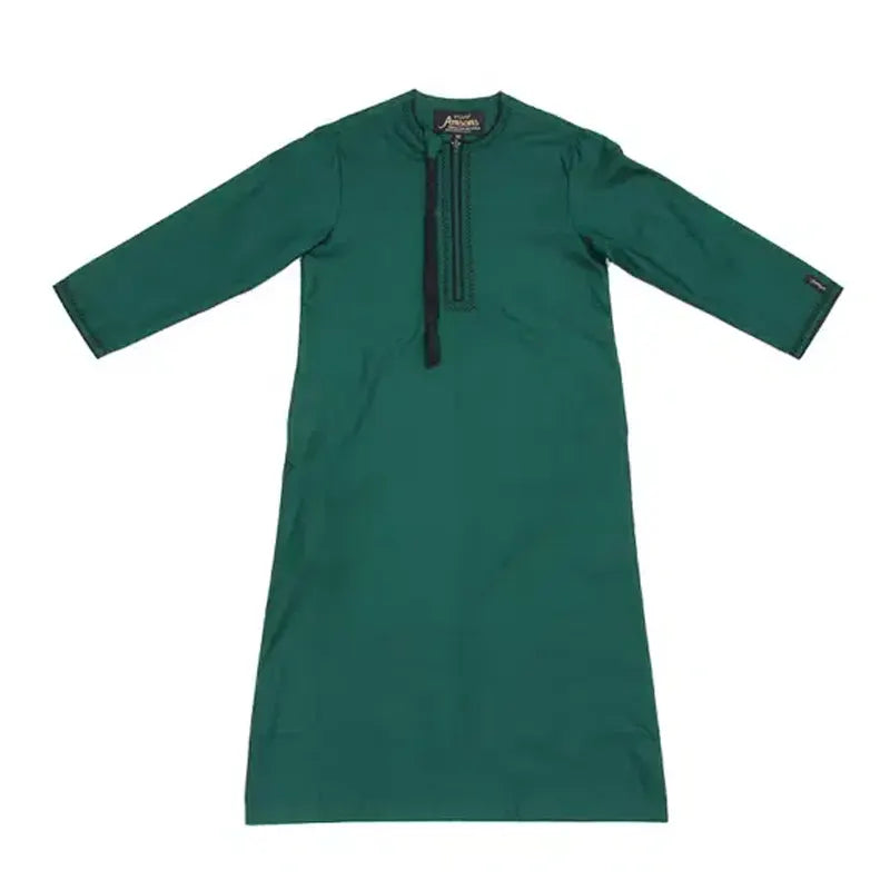 Royal Green Tassel Thobe KSB-104 Col 17