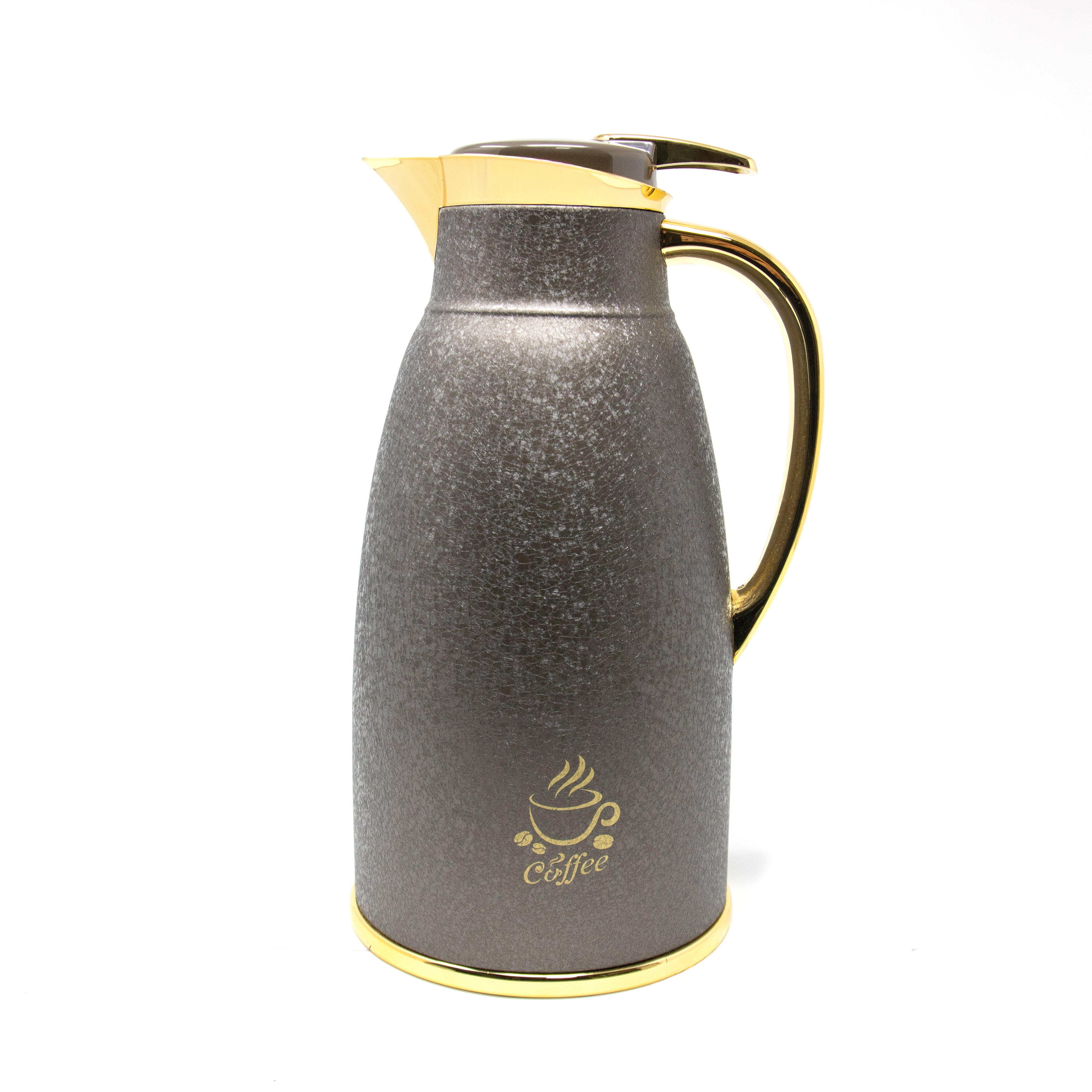 Taupe Glitter Effect Vacuum Flask