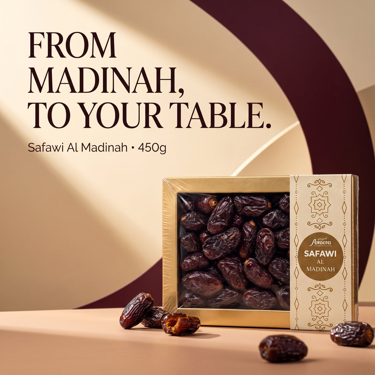 Amsons Safawi Al Madina Dates 450g