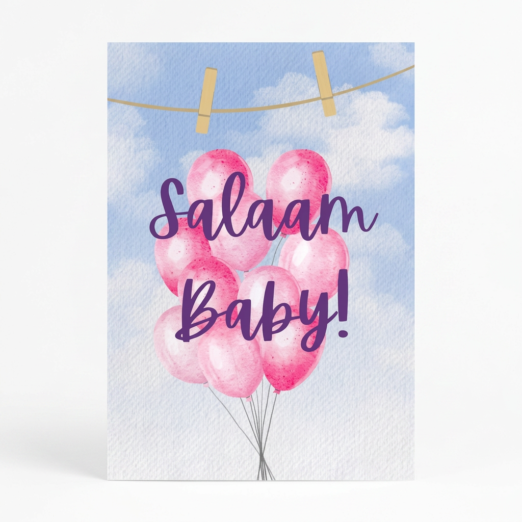 Salaam Baby! Card