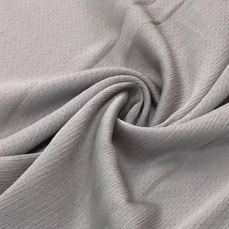 Satin Silk Jacquard Heavenly Grey Hijab