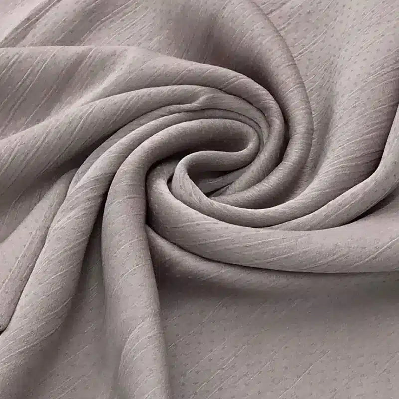 Satin Silk Jacquard Dove Grey Hijab
