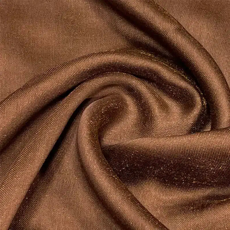 Shimmer Viscose Hijab Brown