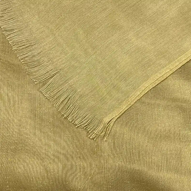 Shimmer Light Gold Viscose Hijab