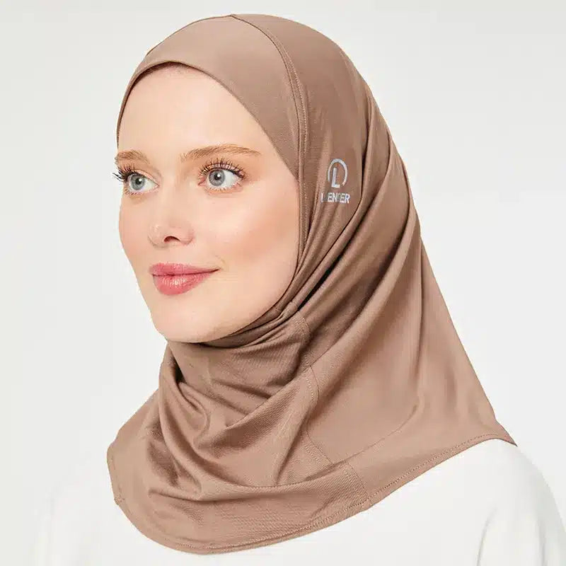 Sports Hijab Brown
