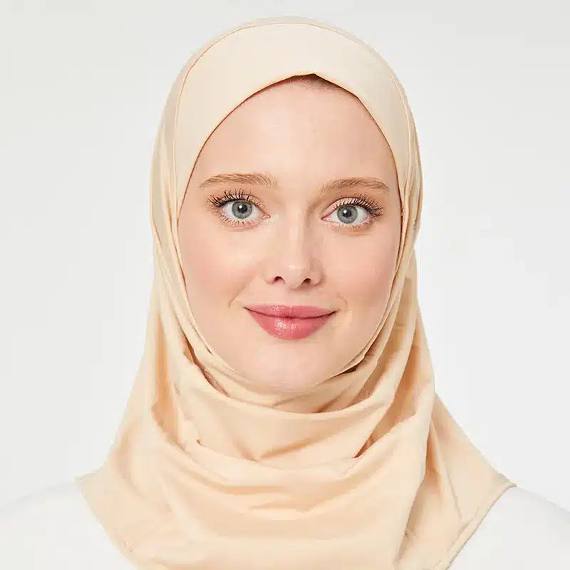Sports Hijab Light Gold