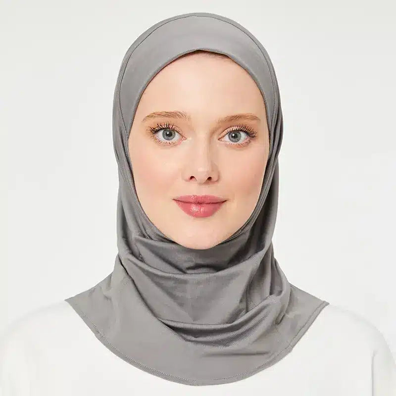 Sports Hijab Stone Grey