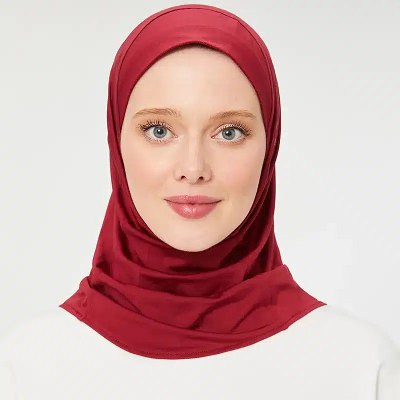 Sports Hijab Maroon