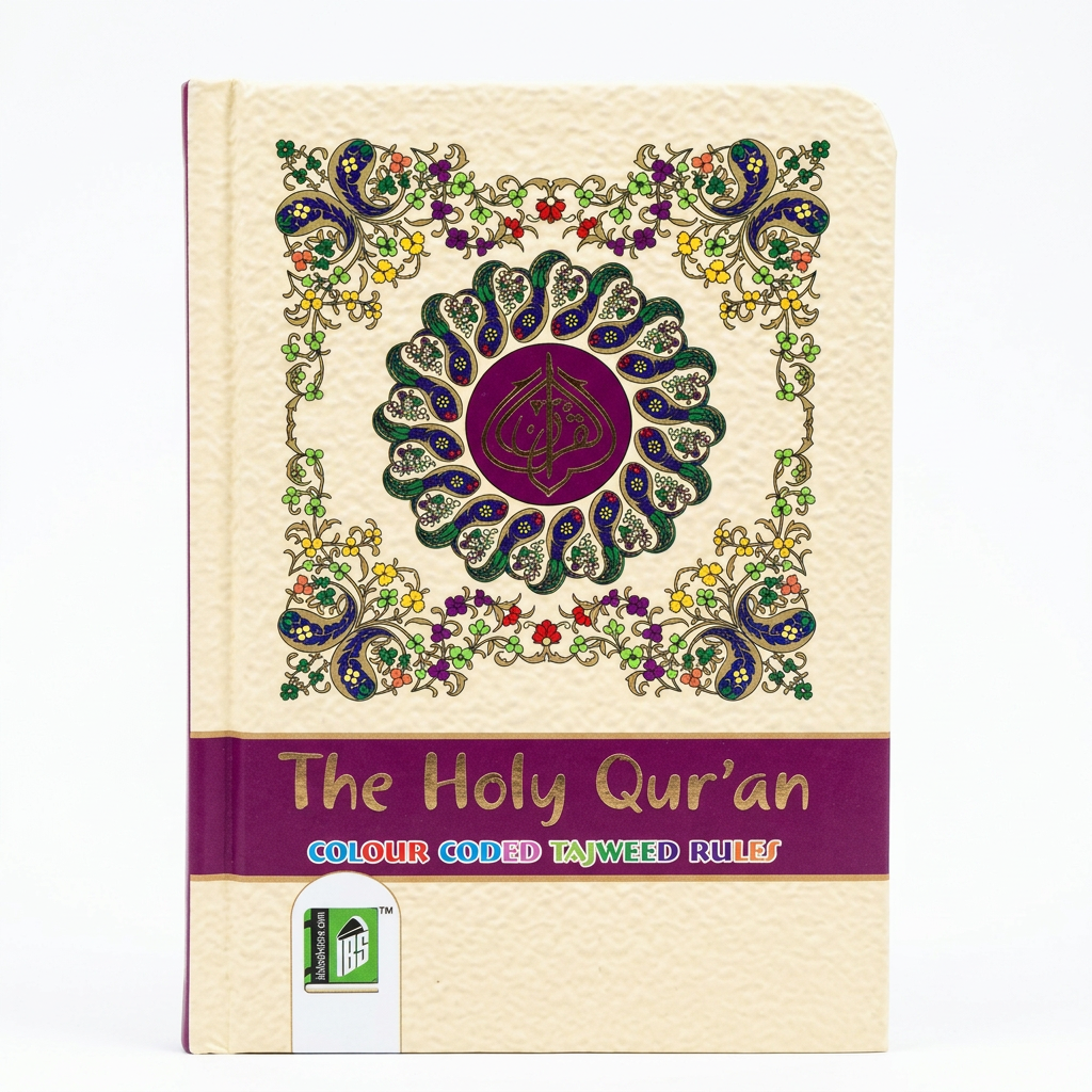 The Holy Quran Colour Coded Tajweed Rules 15 lines Indo Pak 147-CC