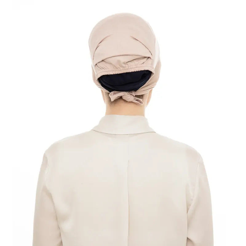 Women's Tieback Hijab Egg White Undercap
