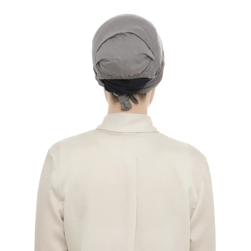 Women's Tieback Hijab Grey Undercap