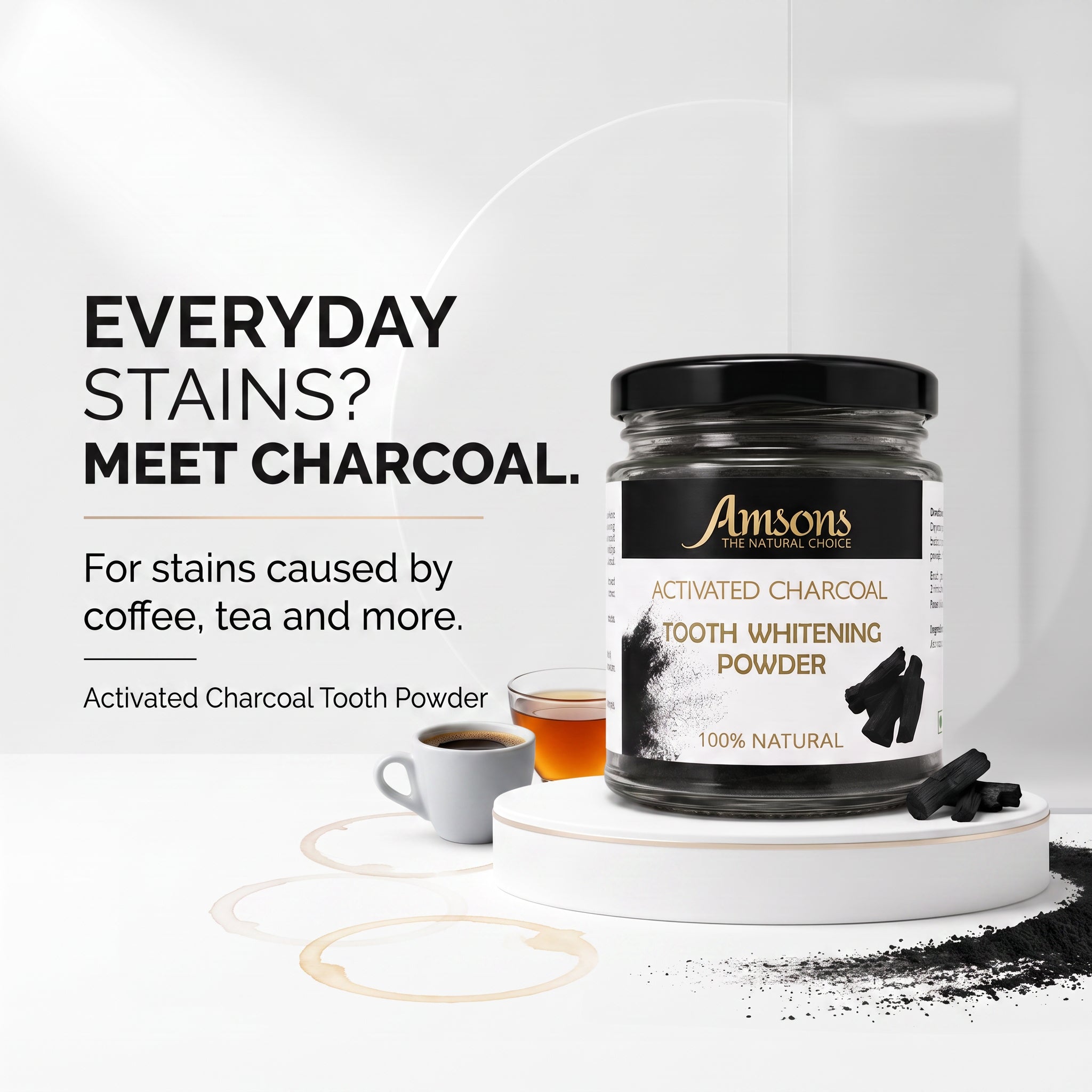 Activated Charcoal Teeth Whitening Powder