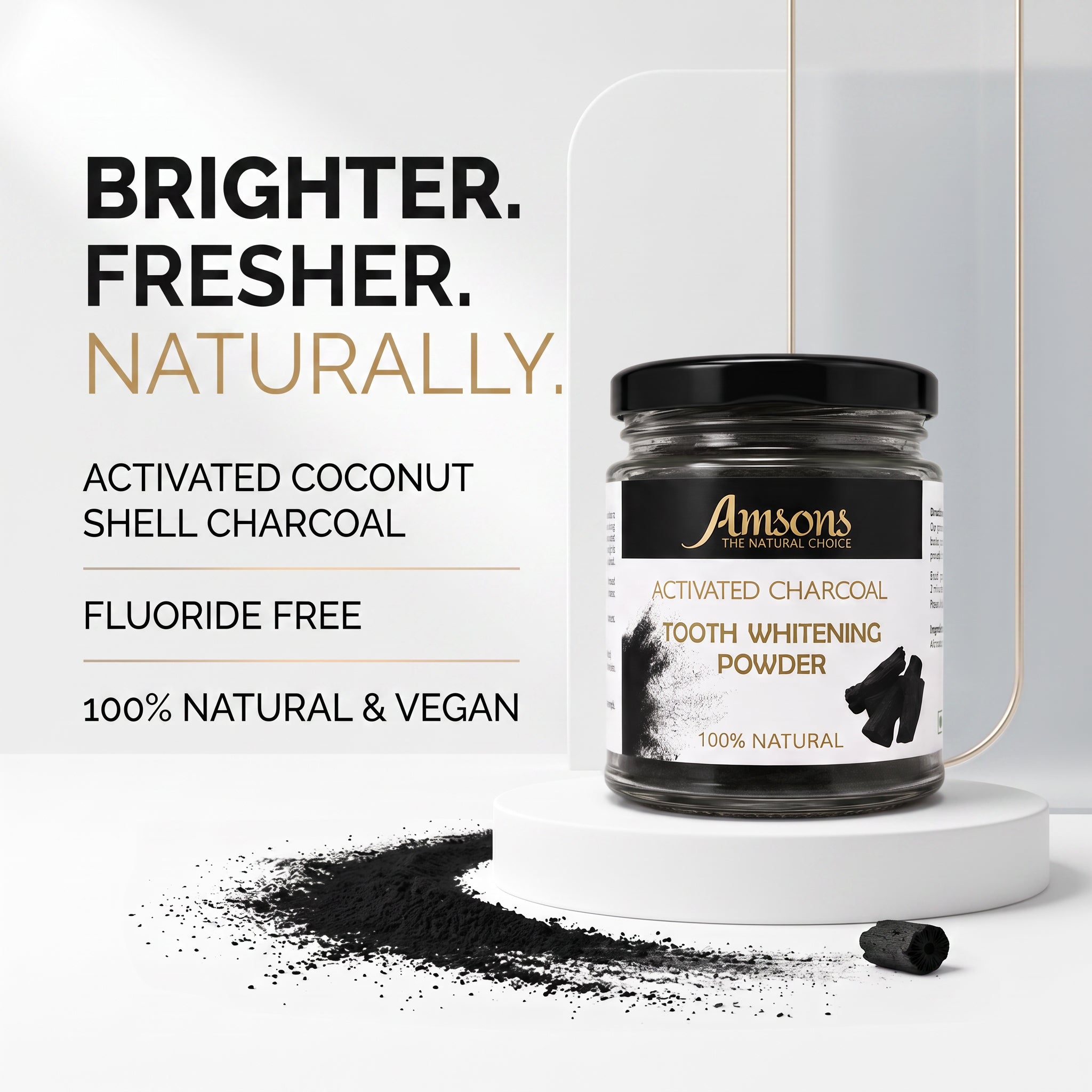 Activated Charcoal Teeth Whitening Powder