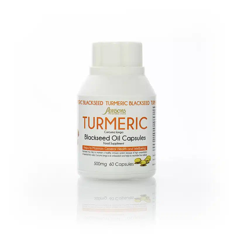 Turmeric Capsules Food Supplement 60 Tablets