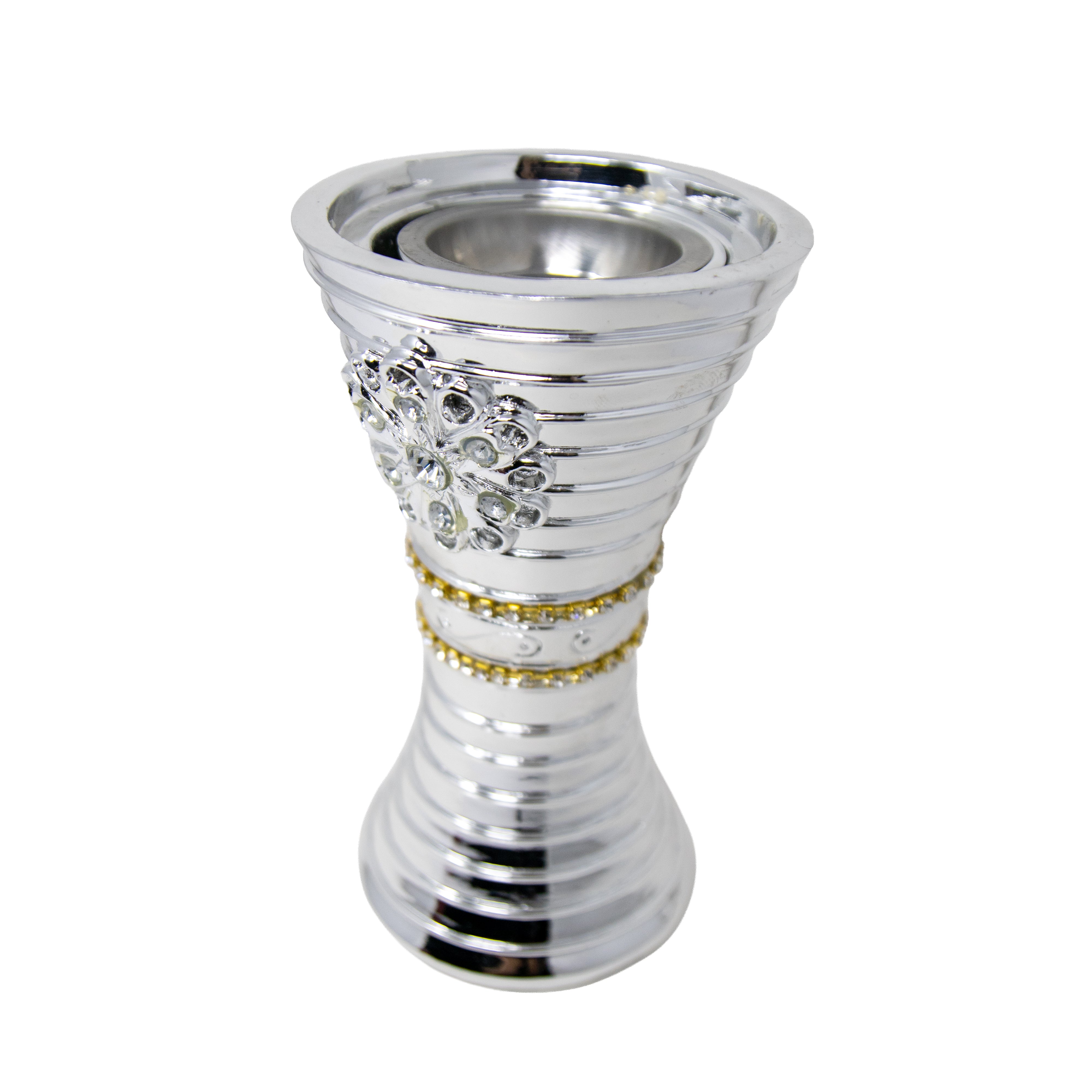 Small Silver Crystal Bakhoor Burner AM00854S