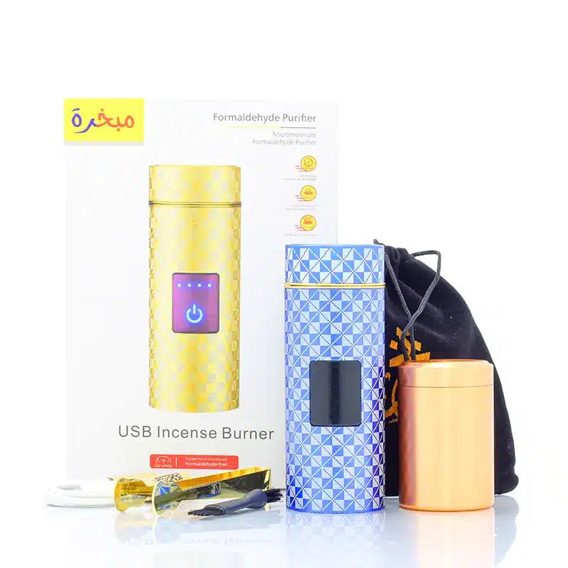 USB Electrical Bakhoor Burner Blue