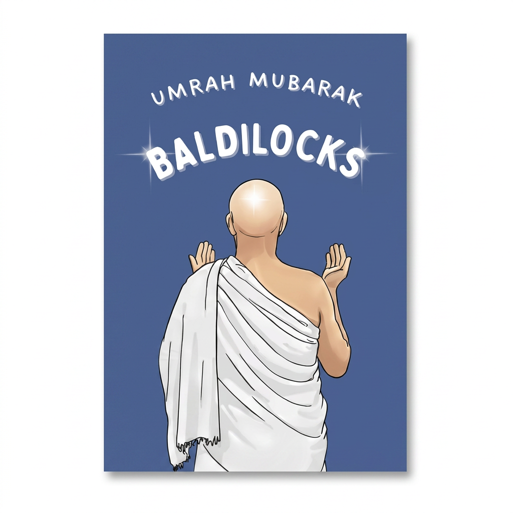 Umrah Mubarak Baldilocks Card